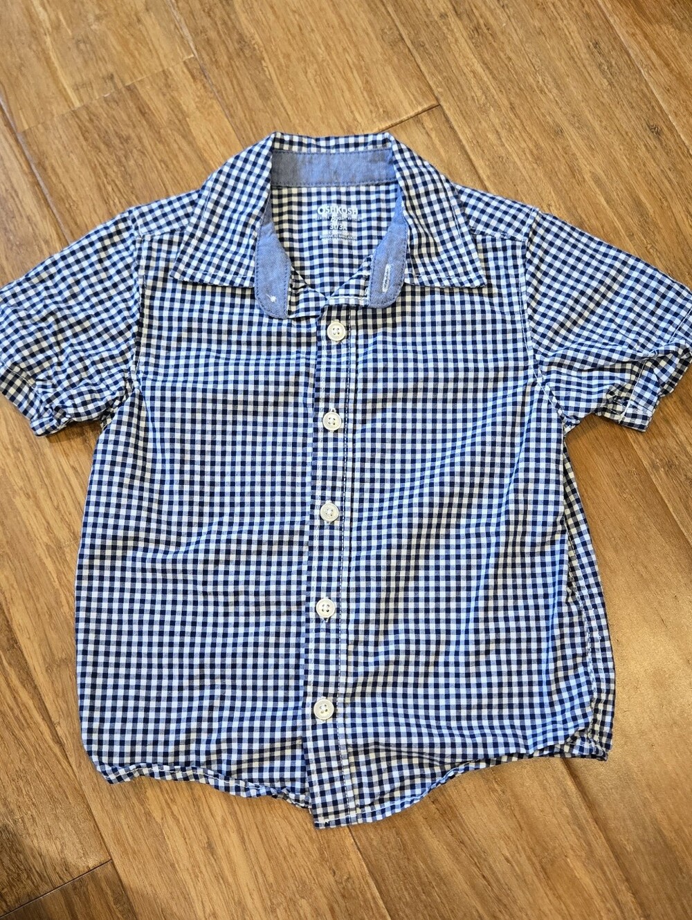 Oshkosh B'gosh Short Sleeve Button Down Toddler Shirt